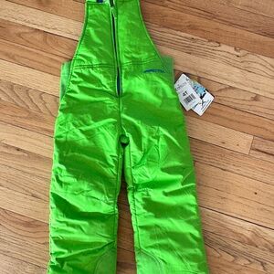 Arctix Vibrant Green Kids Snowbibs